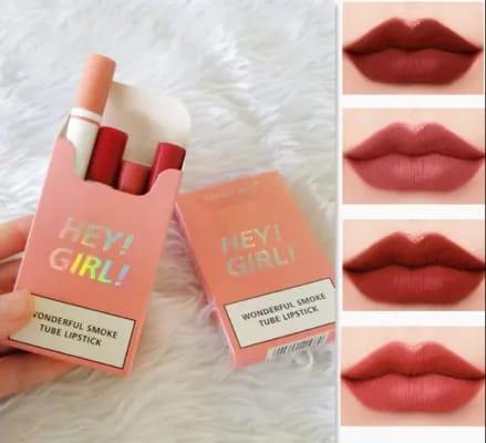 Hey Girl Cigarette Shape Matt Lipsticks