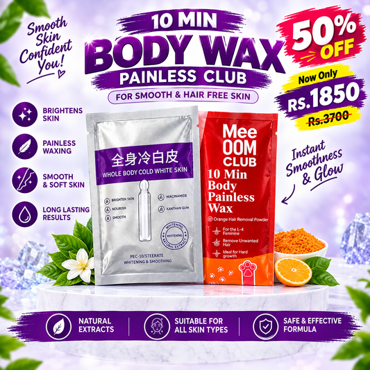 10 Min Body Wax Care Bundle – Easy At-Home Grooming Kit
