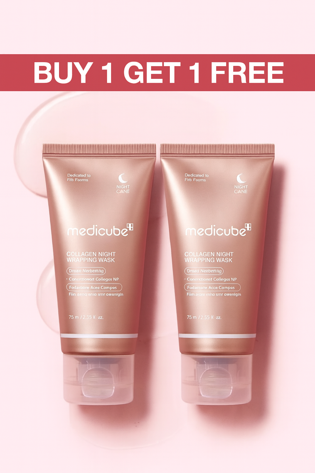 Medicube Collagen Night Wrapping Mask Buy 1 Get 1 Free