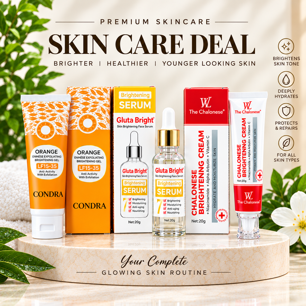 Full Skin Care Deal || Bundle of 3 Products